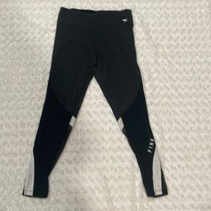 Victoria Secret leggings with mesh and pocket. Size M